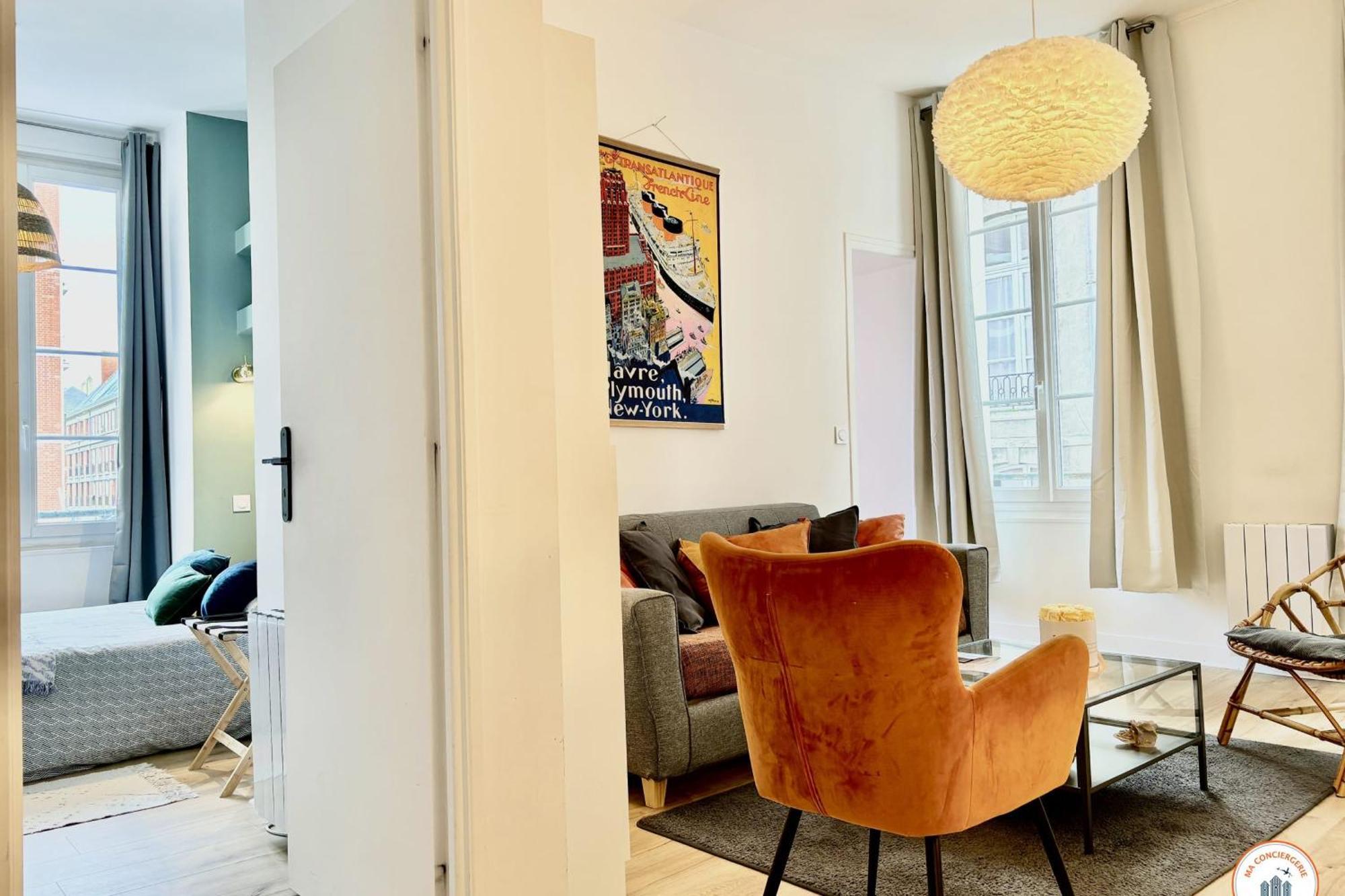 Apartamento L'Oasis Havrais - Centre Historique El Havre Exterior foto